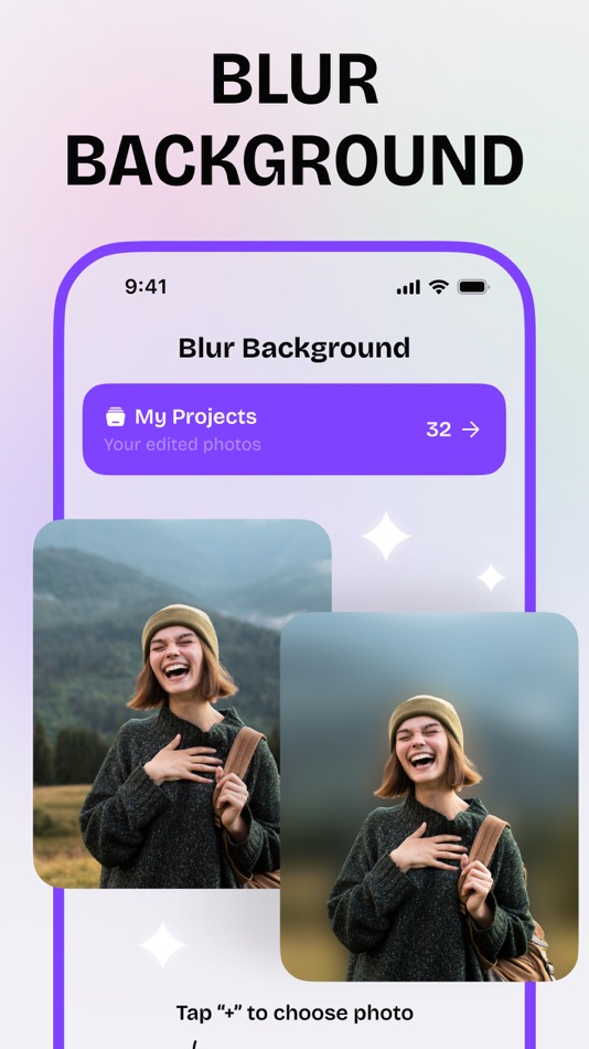 #1. Blur Background: Photo Retouch (iOS) Podle: Dawn Jake