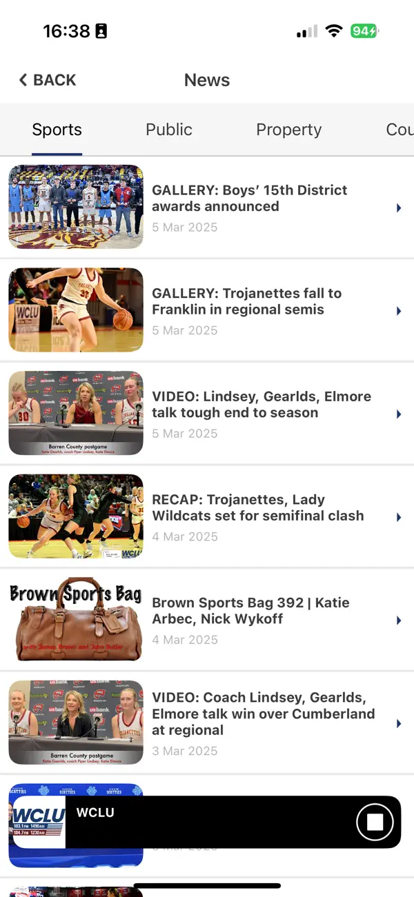 Screenshot #3 pour WCLU Radio