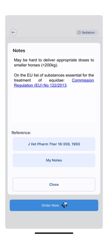 RRVP Equine Formulary Screenshot 3 of 7