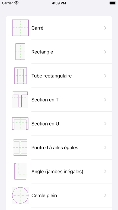 Screenshot #1 pour Calculateur Contrainte Poutre