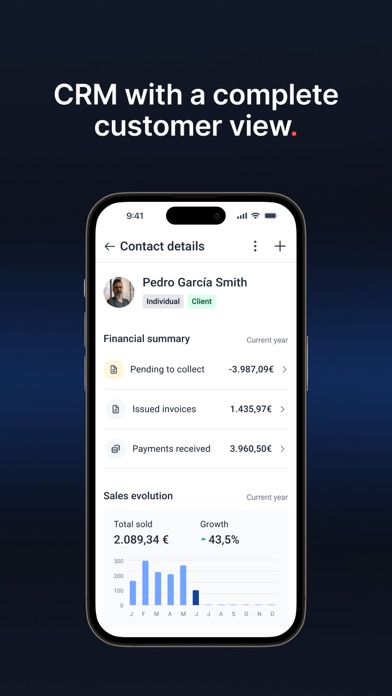 Holded invoicing and much more iPhone screenshot 4 - Productivity app