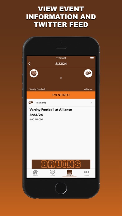 Padua Bruins Athletics Screenshot