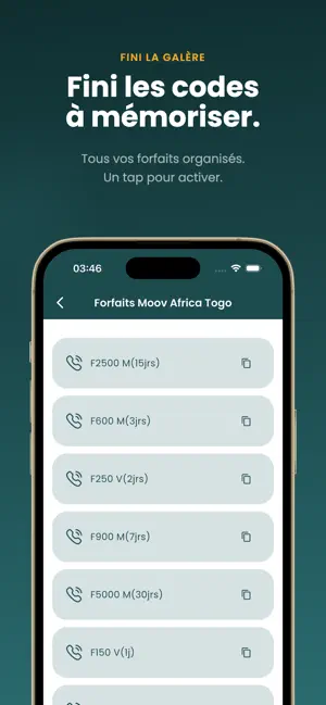 FastCode-USSD Moov & Yas Togo screenshot 3