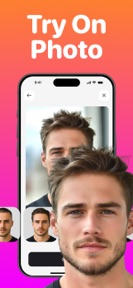 Hairstyle color changer try on screenshot