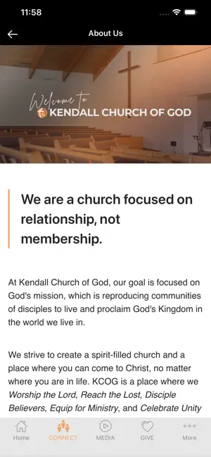 Kendall Church of God screenshot 2