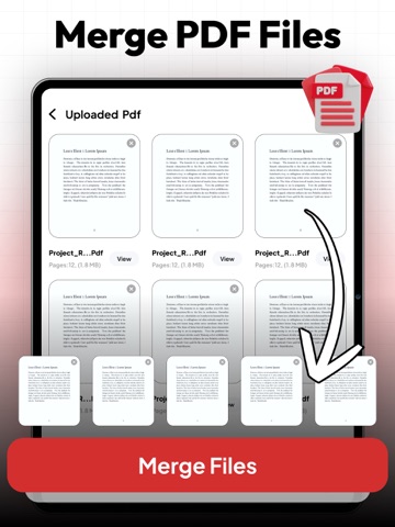 FOXE: PDF Merger & Splitter iPad screenshot
