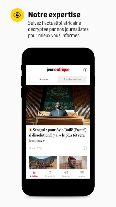 Jeune Afrique screenshot 1 of 9