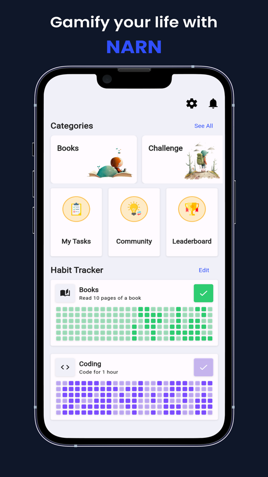 #4. Narn: Habit Tracker & Goals (iOS) Podle: Emre Celik