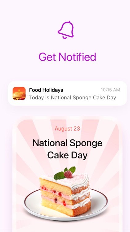 Food Holidays Calendar