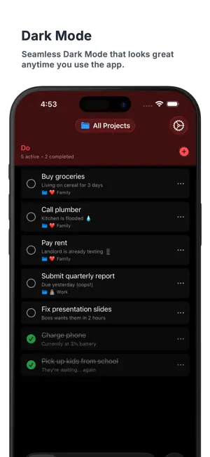 (nothing) To Do screenshot 2