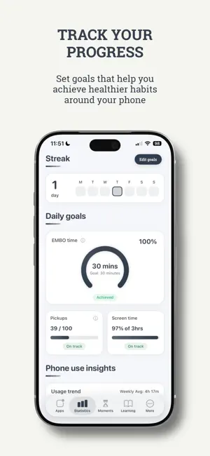 EMBO app - Screen Time Control screenshot 4