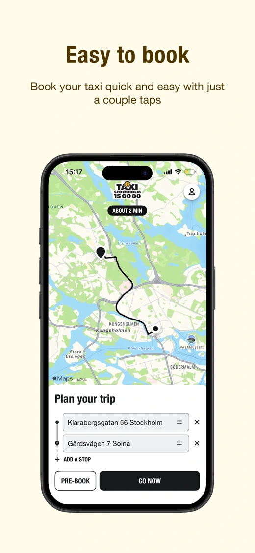 Taxi Sthlm screenshot 2