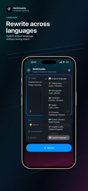 ReWriteMe: AI Writer screenshot 4