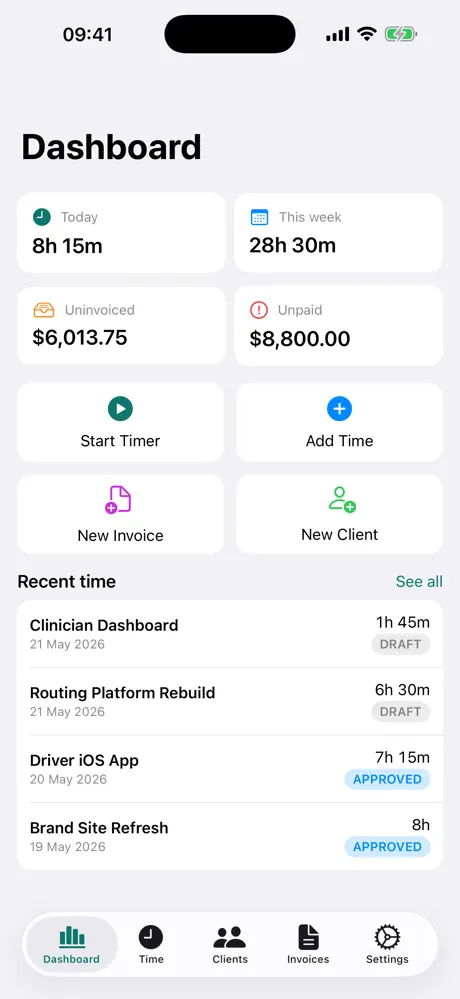 ContractHours screenshot 2