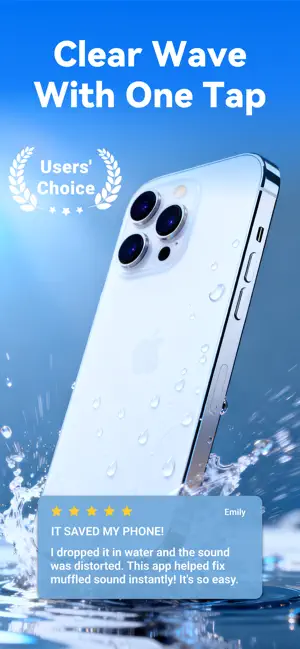 Water Eject · Speaker Cleaner iPhone screenshot 2