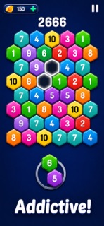 Merge Hexa™ Number Puzzle Game screenshot 2