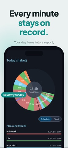 Timlin: Time Blocking&Tracking Screenshot 4 of 6