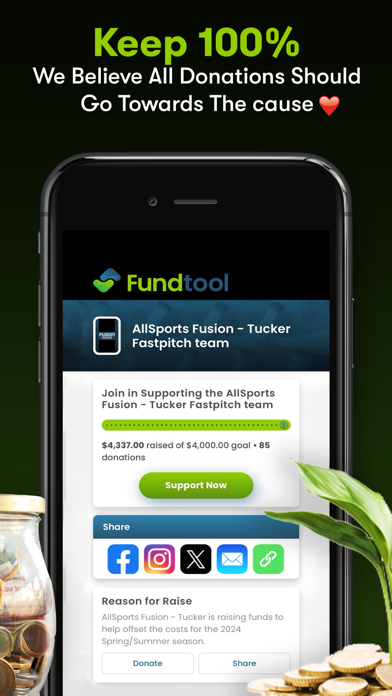 FundTool - Mobile Fundraising Screenshot