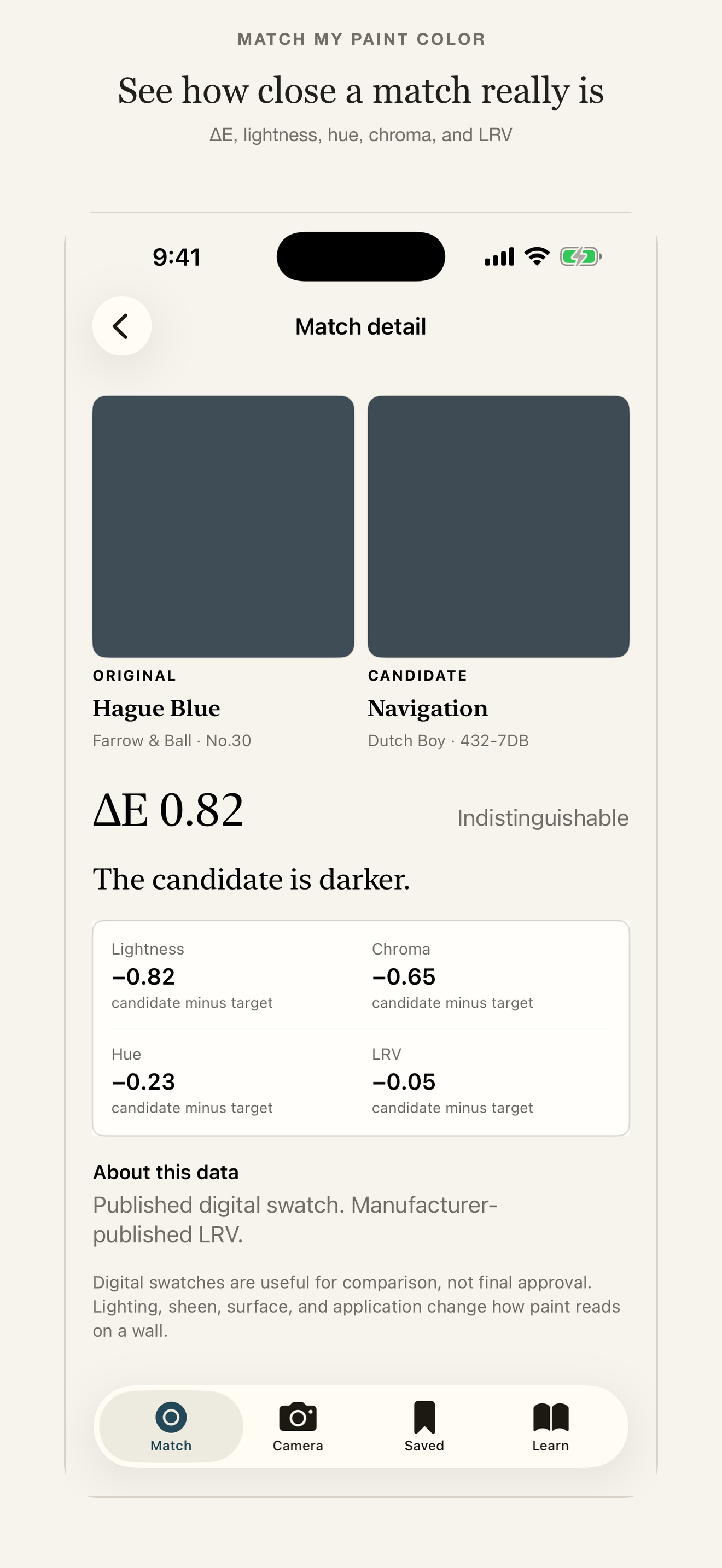 Match My Paint Color screenshot 2