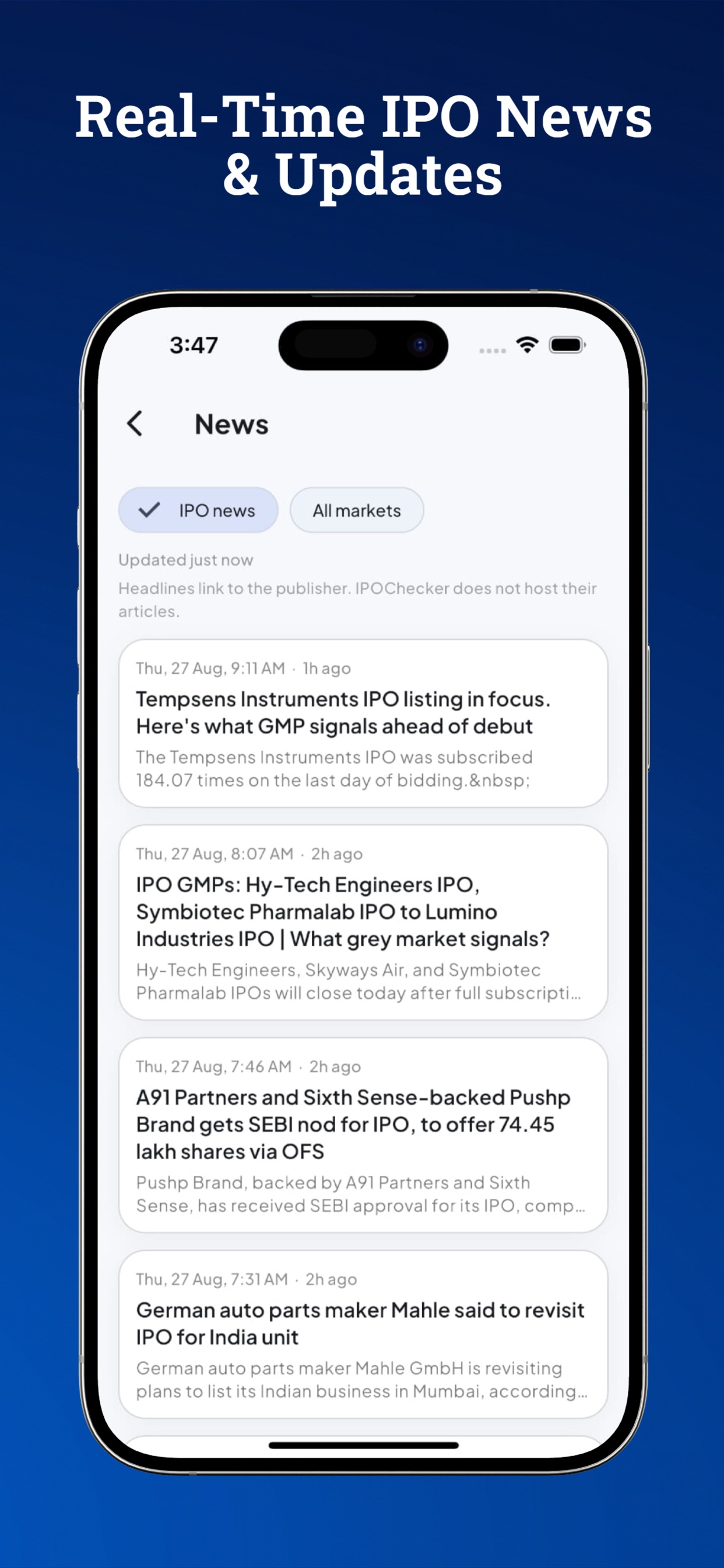 Screenshot 5 of IPOChecker