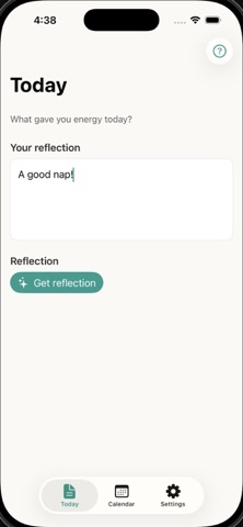 Pocket Reflection Journal screenshot