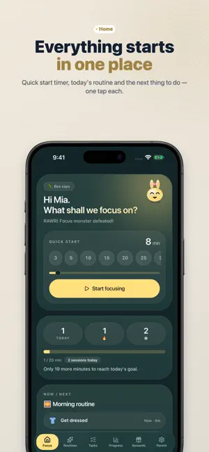 Fokasu: Pomodoro for Kids screenshot 2