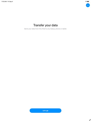 Samsung Smart Switch Mobile iPad screenshot 1