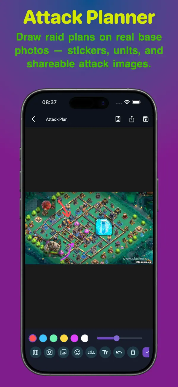 Screenshot #3 pour Clash of Maps