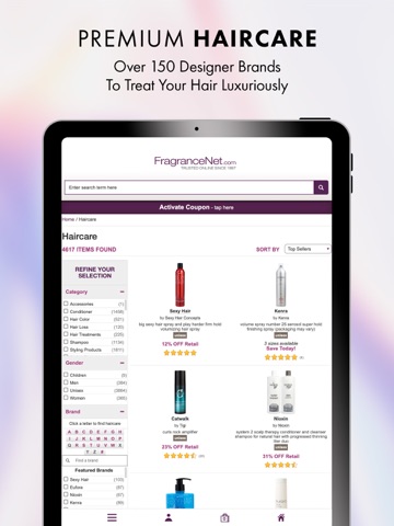 FragranceNet ipad screenshot 3