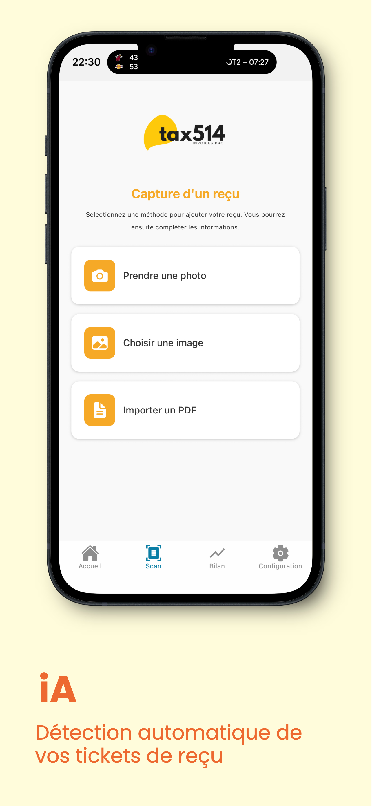 tax514 - Scan Recu et Facture screenshot 4
