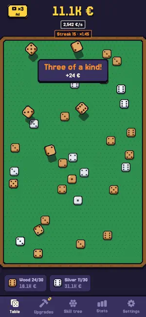 Pasch: Dice Idle screenshot 2