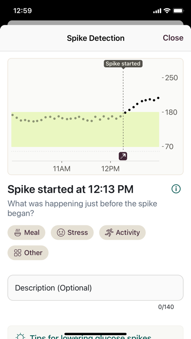 Stelo by Dexcom Screenshot