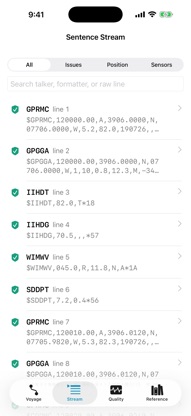 Sentencewake: NMEA Logs screenshot 2