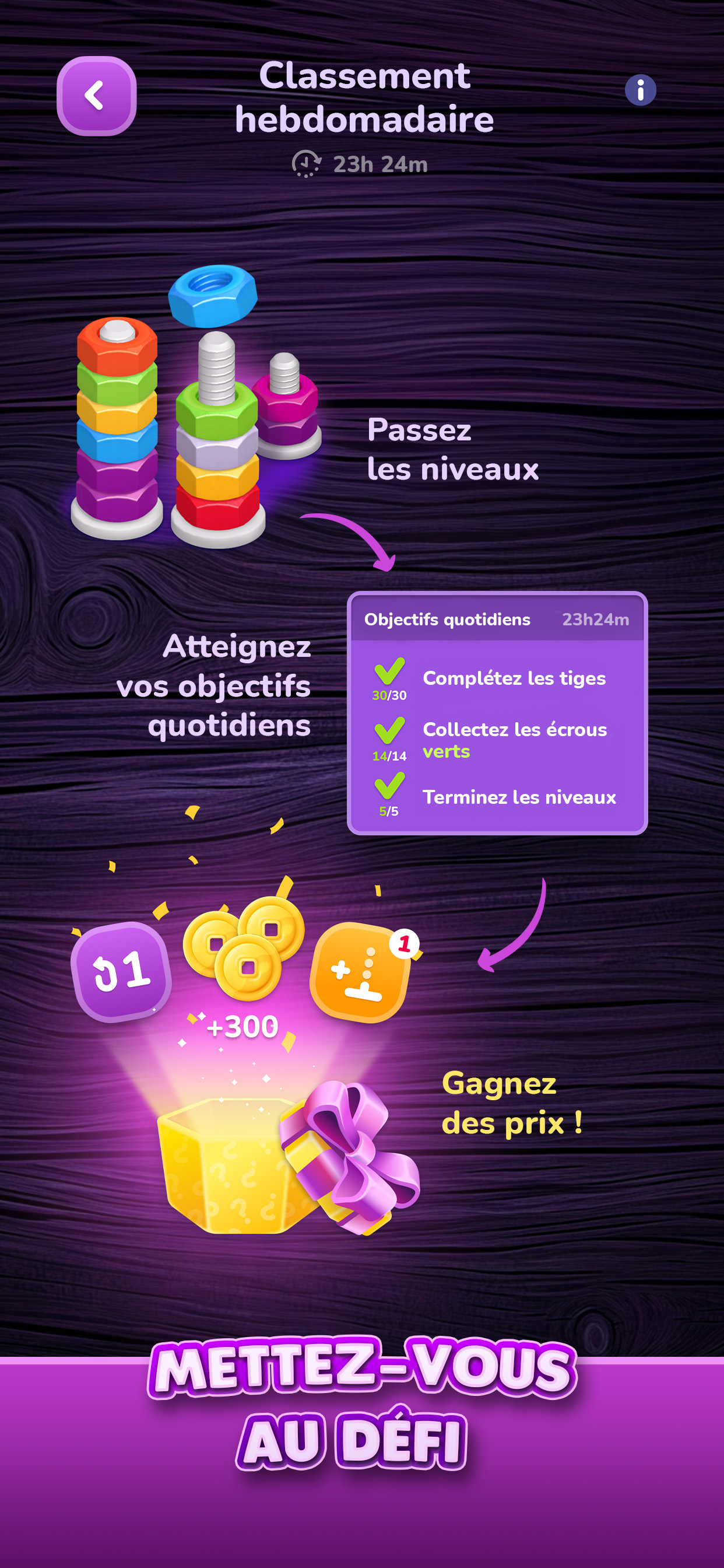 Nuts Sort: Jeux de Couleur
