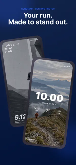 Runstamp - 러닝 기록 인증 타임스탬프 screenshot 1