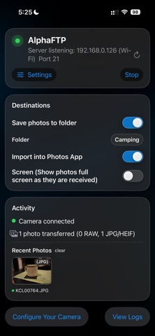 AlphaFTP Screenshot 1 of 3