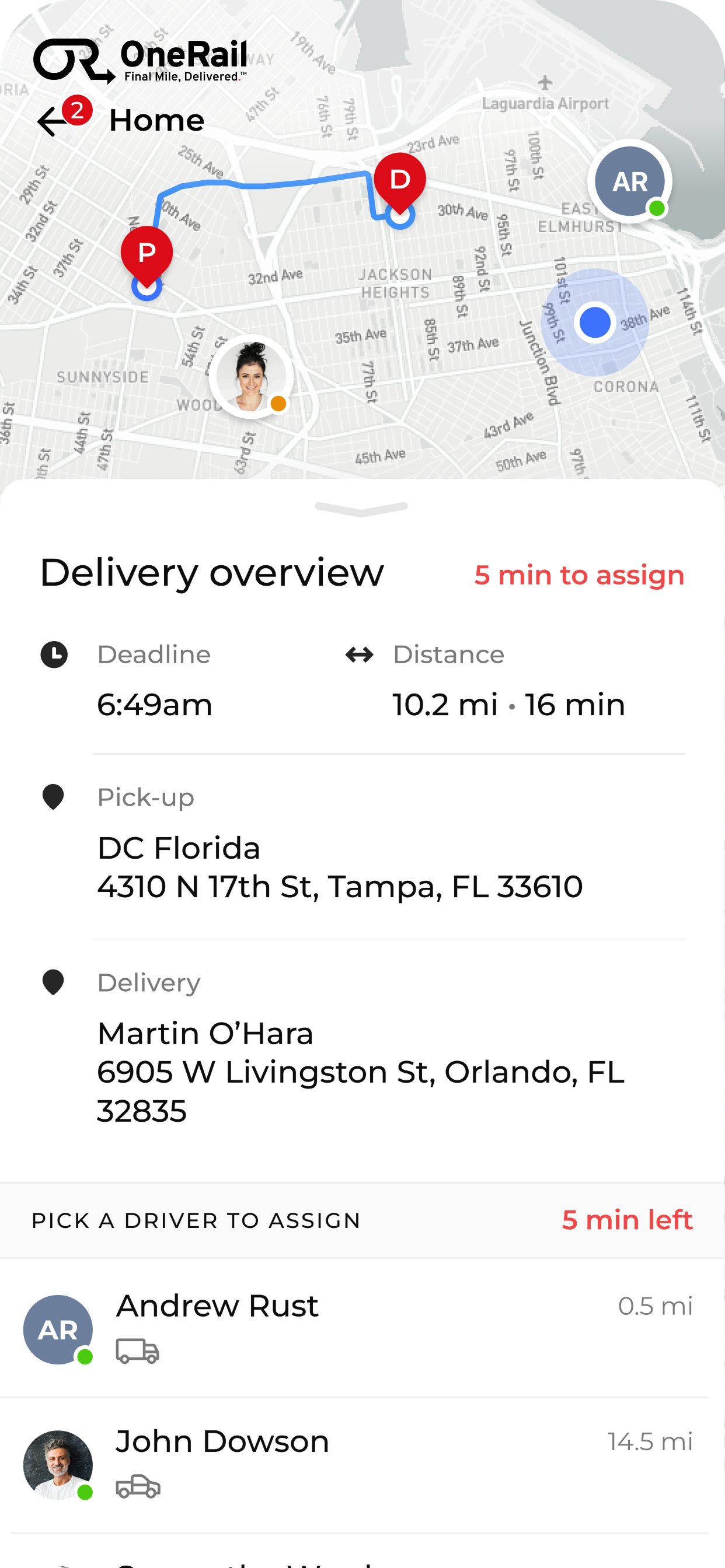 OneRail Driver 2.0 screenshot 3