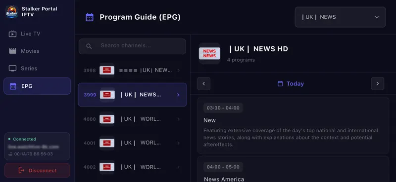 Stalker Portal IPTV screenshot 7 of 7
