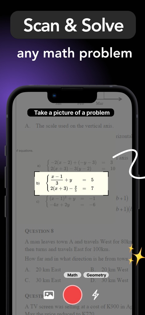 Math graph solver & scanner - Education App | MWM