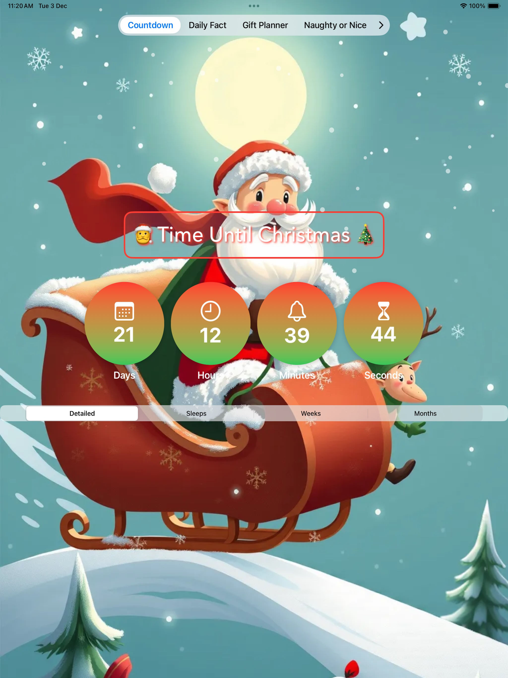 Christmas Countdown 2024 Timer