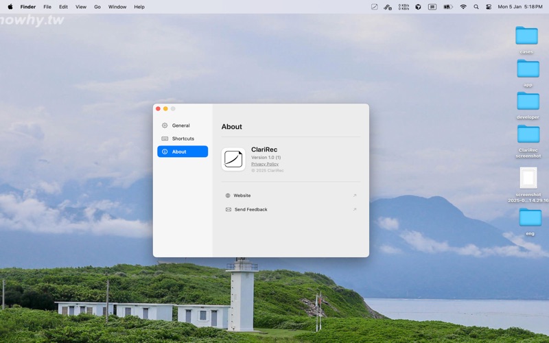 App screenshot