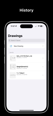 WriteTex - Math OCR & LaTeX iPhone screenshot