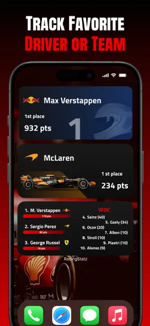 Formula Widgets: RacingStatz screenshot 3