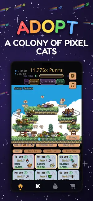 Catfinity: Idle Cat RPG screenshot 1