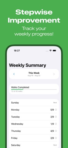 StepWise Improvements: Walking Screenshot 2 of 6