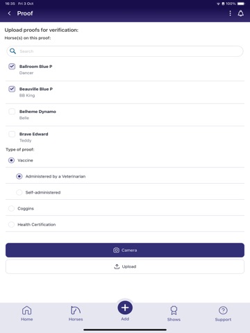 EventPass by EquiTrace iPad screenshot