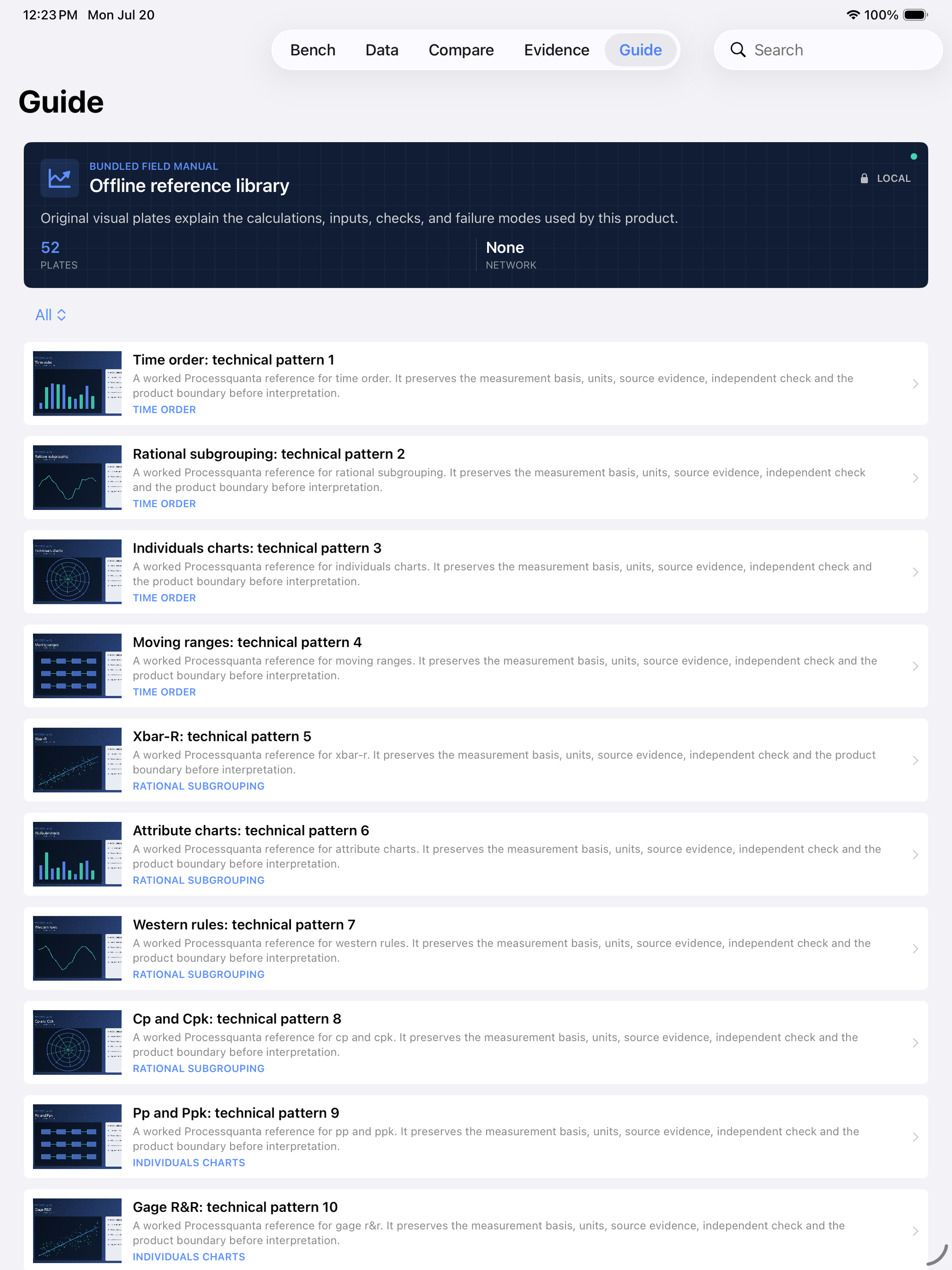 Processquanta: SPC Lab iPad screenshot 4 of 4