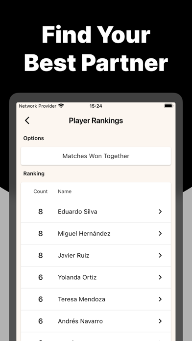 Padel Tracker Screenshot