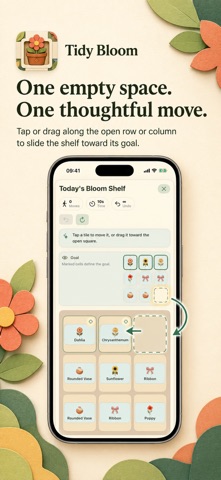 Tidy Bloom: Flower Sort iPhone screenshot