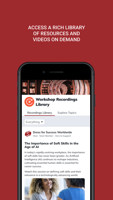Dress for Success iPhone screenshot 3 - Social Networking app